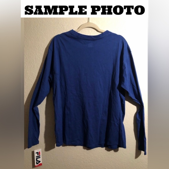 FILA LONG SLEEVE TEE SIZE: 1X - Picture 2 of 6